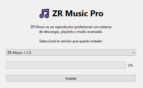 ZR Music Installer
